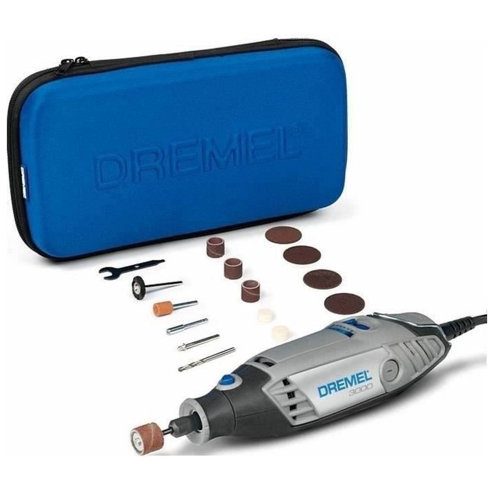 Outil rotatif Multifonction DREMEL 3000 (130 W, livré dans un coffret