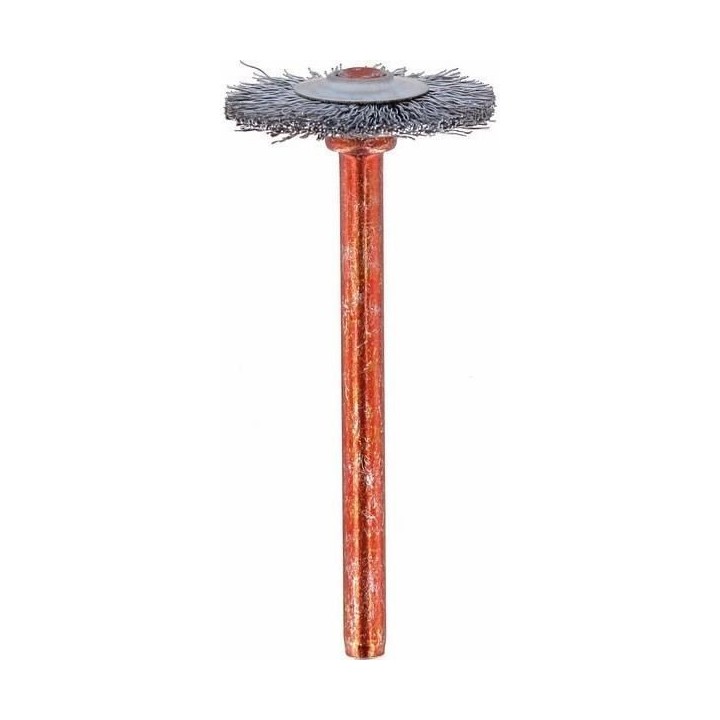 DREMEL lot de 2 brosses inox couronne