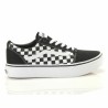 Chaussures de sport pour femme Vans Ward Platform Noir