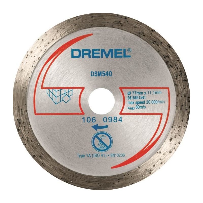 DREMEL Disque Diamant S540 pour Scie Compacte Dremel DSM20