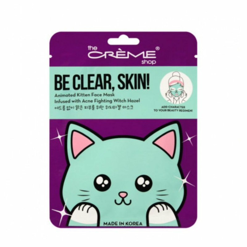 Masque facial The Crème Shop Be Clear, Skin! Kitten (25 g)