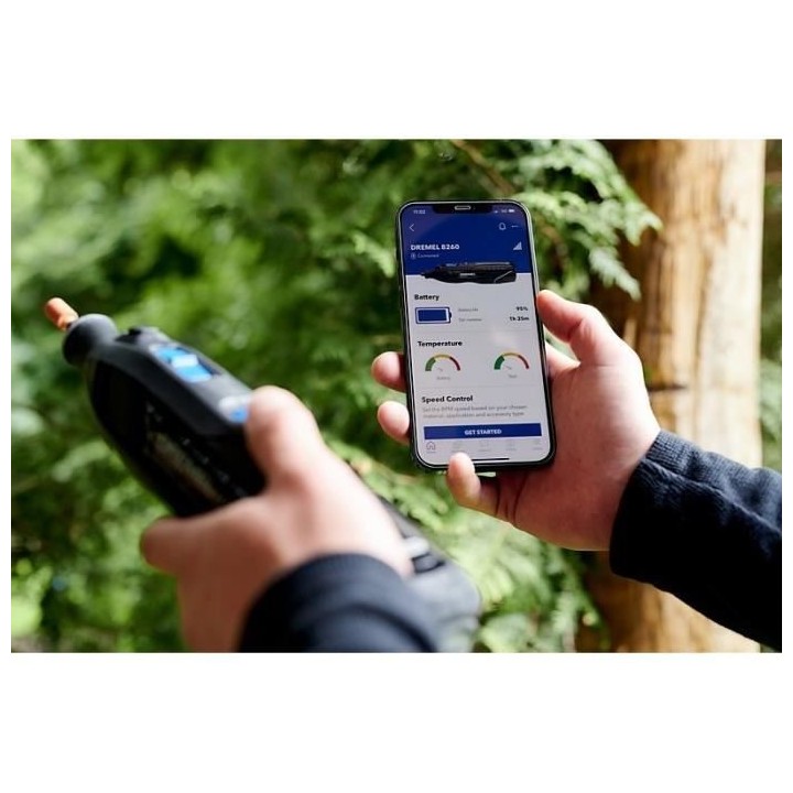 Outil multifonctions sans fil 12V Dremel 8260 connecté (livré avec 6