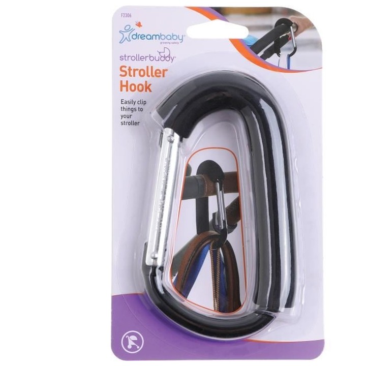 DREAMBABY CROCHET POUR POUSSETTE - NOIR