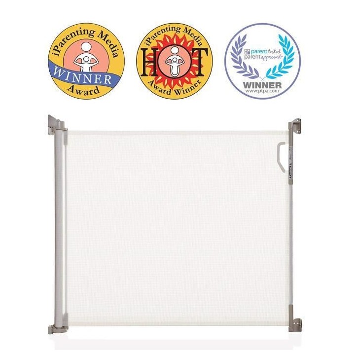 DREAMBABY Barriere de sécurité rétractable - A visser - Ouverture a