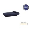 Banquette clic clac 3 places - Tissu bleu foncé - Style Contemporain - L 190 x P 92 cm - DREAM