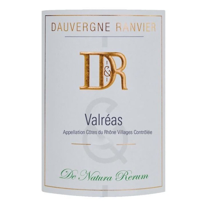 Dauvergne Ranvier 2018 Valréas - Vin rouge de la Vallée du Rhône -