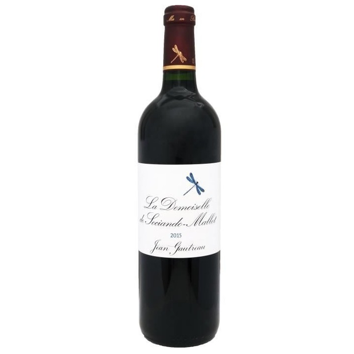 La Demoiselle de Sociando Mallet 2015 Haut Médoc - Vin rouge de Borde