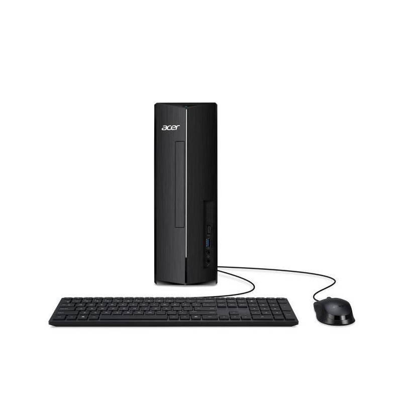 Unité centrale - ACER - Aspire XC-1760 - Core i3-12100 - RAM 4Go - Stockage 256Go SSD - Windows 11-Clavier et souris