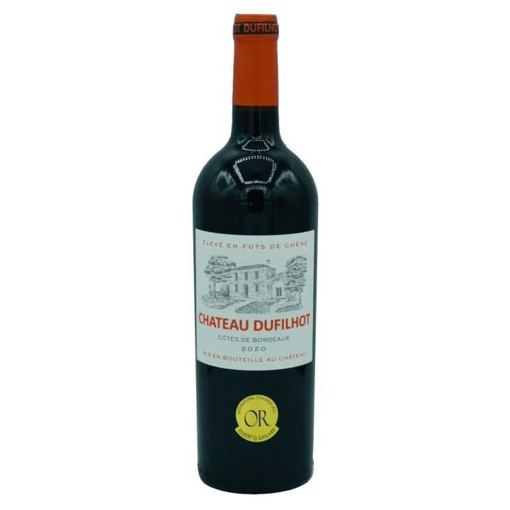Château Dufilhot 2020 Côtes de Bordeaux - Vin rouge de Bordeaux