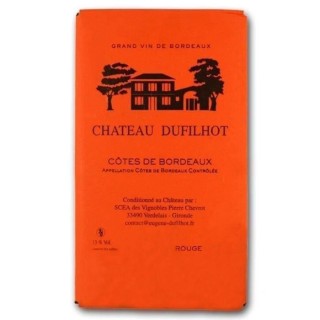 BIB Château Dufilhot 2019 Côtes de Bordeaux - Vin rouge de Bordeaux