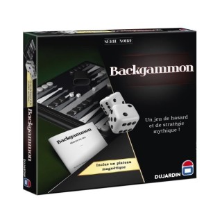 Backgammon jeu de plateau - Série noire - Jeu de société traditionn