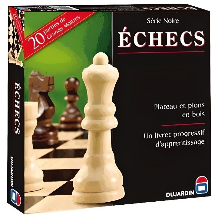 ECHECS jeu de plateau - Série noire - 55331 - Jeu de société tradit