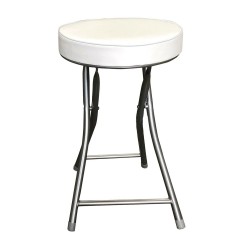 Tabouret Pliant Versa Blanc...