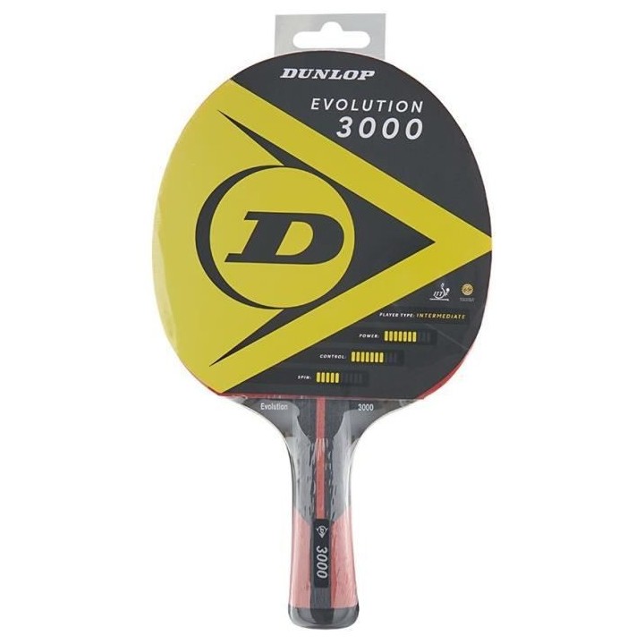 DUNLOP Raquette de Ping Pong - EVOLUTION 3000