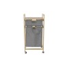 Etagère de salle de bains DKD Home Decor Naturel Gris Polyester Bambou (42 x 35 x 85 cm)