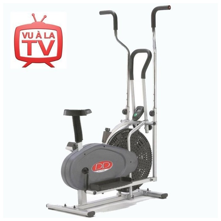 DAVID DOUILLET Vélo d'appartement 2 en 1 Orbit Gym Roue d'inertie : 7