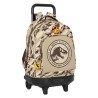 Cartable à roulettes Jurassic World Dominion Marron 33 X 45 X 22 cm