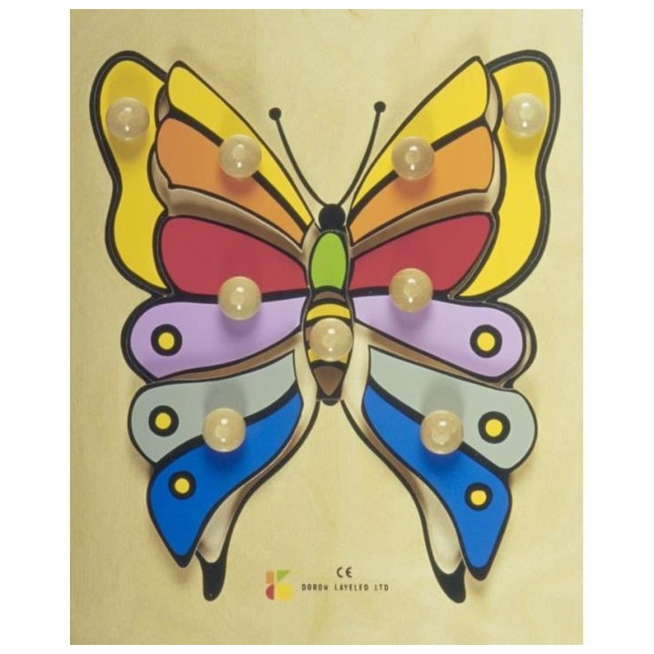 BSM Jouet d'encastrement Le Papillon