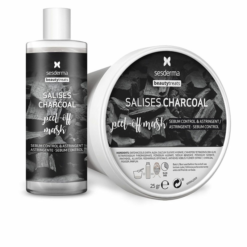 Masque facial Peel Off Sesderma Beauty Treats Salises Charcoal 75 ml (25 gr)