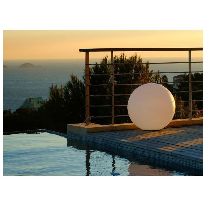 LUMISKY - Boule lumineuse filaire pour extérieur LED - blanc BOBBY -