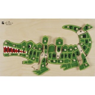 BSM Jouet d'encastrement ABC L'Alligator