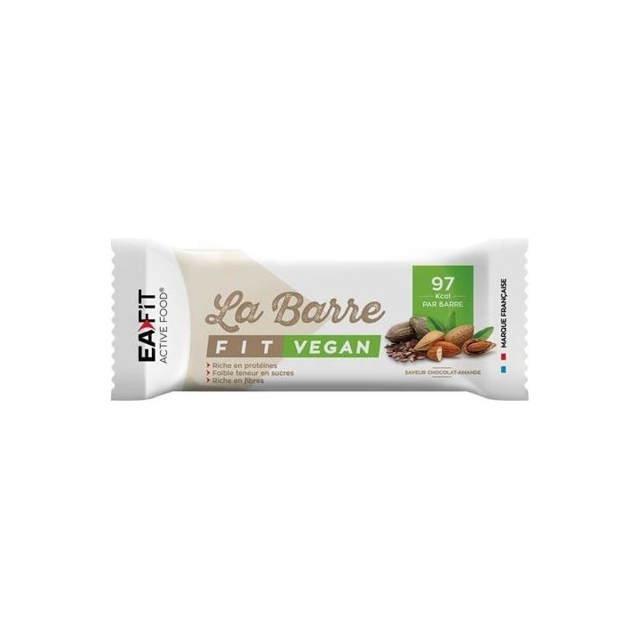 EAFIT - La barre FIT VEGAN Chocolat/Amande - Etui de 6