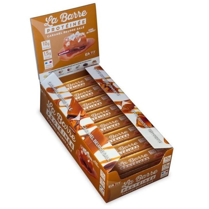 EAFIT - La barre protéinée Caramel beurre salé - Présentoir 24 bar