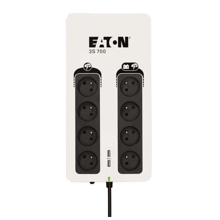 Onduleur/Multiprise/Parafoudre - EATON 3S 700 FR - Off-line UPS - 3S70