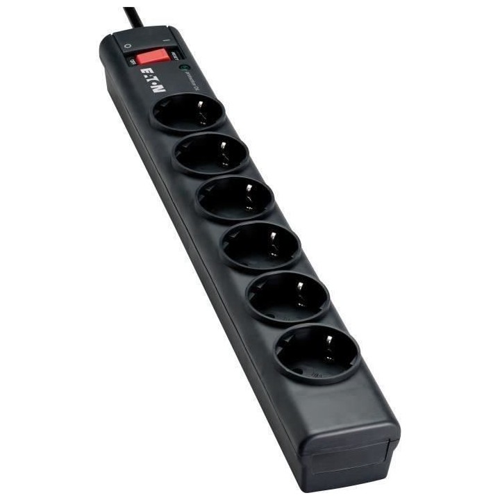 Multiprise/Parafoudre - EATON Protection Strip 6 DIN - PS6D - 6 prises