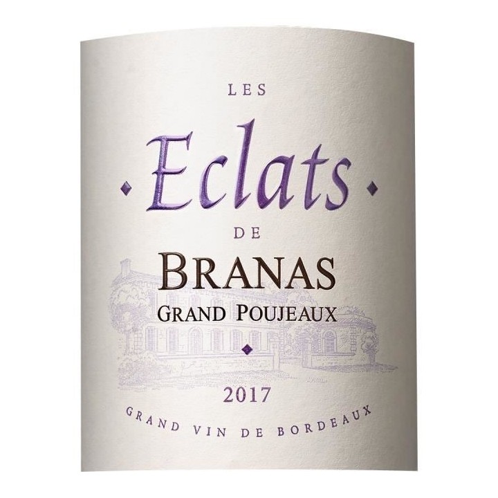 Les Eclats de Branas 2017 Moulis-en-Médoc - Vin rouge de Bordeaux