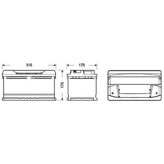 FULMEN FORMULA FB802 12V 80AH 700A