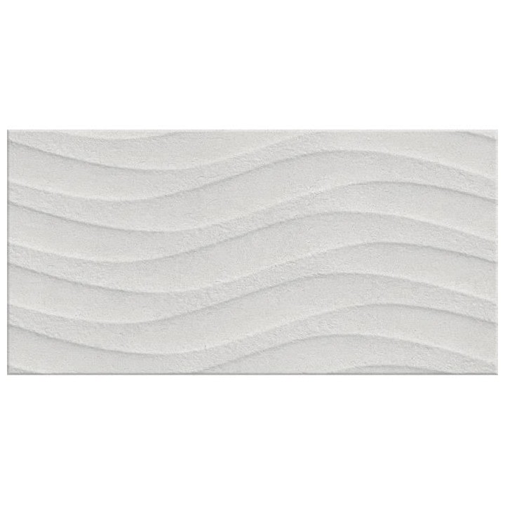 Echantillon carrelage Boston Waves - 30 x 60 cm - Blanc