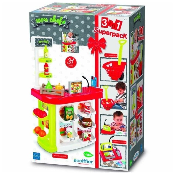 Sortie de caisse 3 en 1 - ECOIFFIER - A partir de 18 mois