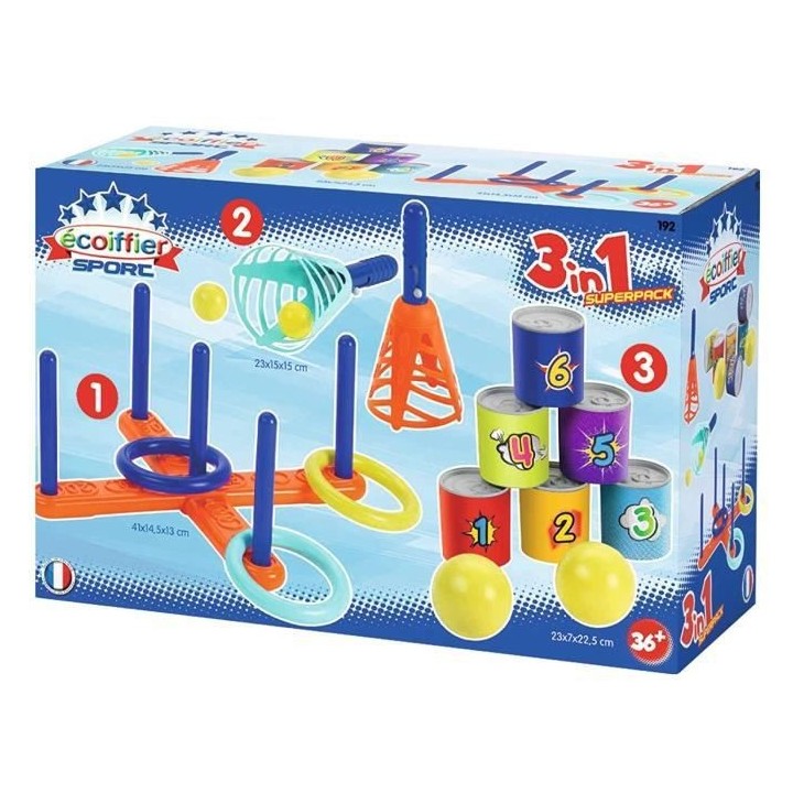 ECOIFFIER SPORT Pack 3 Sports