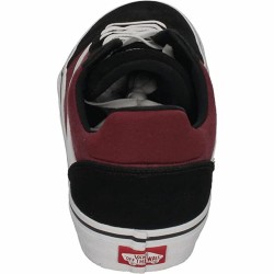 Chaussures casual homme Vans Ward Deluxe Bordeaux Noir