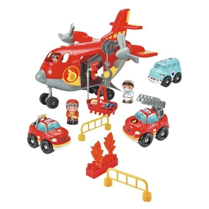 Avion cargo pompiers - ECOIFFIER - Abrick - A partir de 18 mois