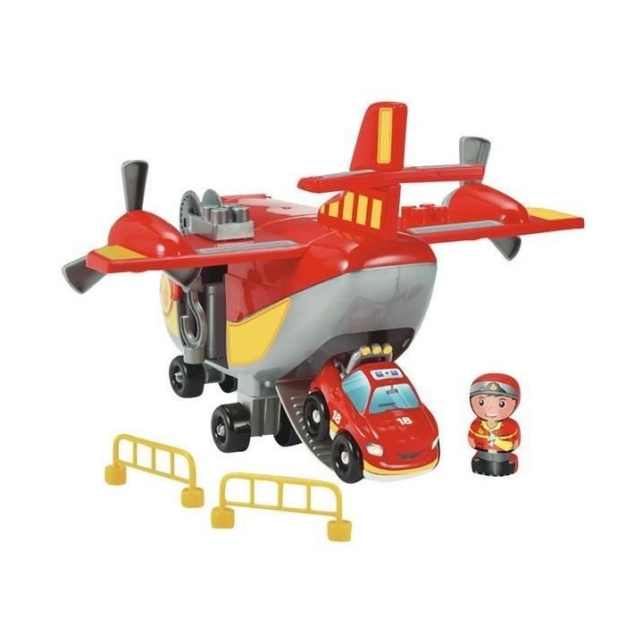 Avion cargo pompiers - ECOIFFIER - Abrick - A partir de 18 mois