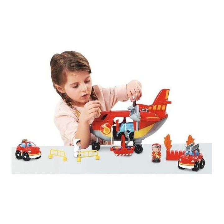 Avion cargo pompiers - ECOIFFIER - Abrick - A partir de 18 mois