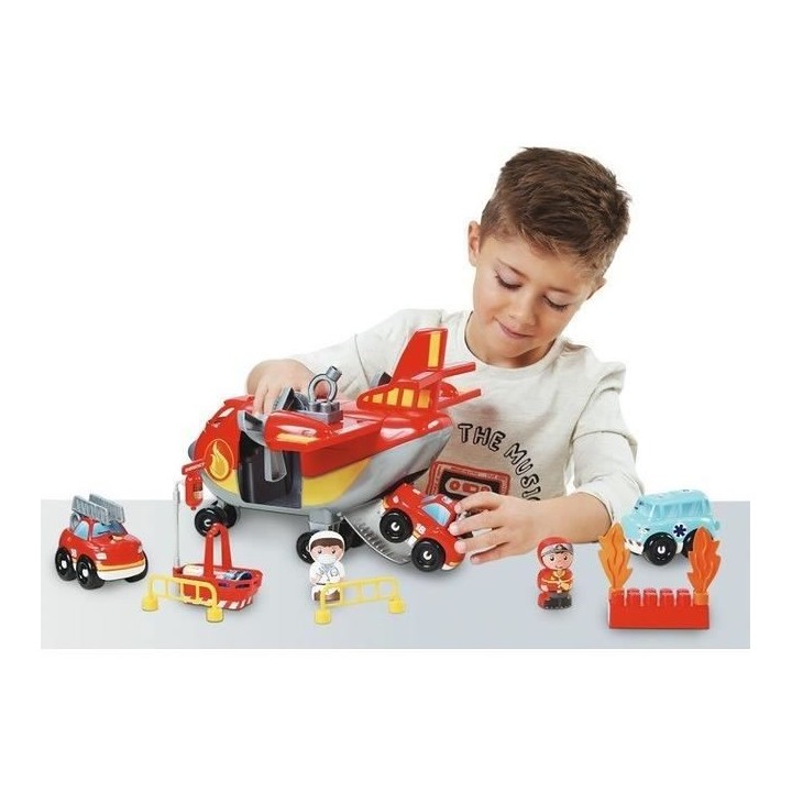 Avion cargo pompiers - ECOIFFIER - Abrick - A partir de 18 mois