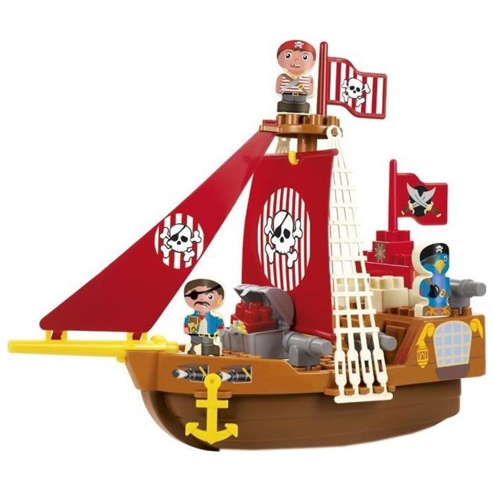 Bateau pirate - Jeu de construction - A partir de 18 mois - ABRICK