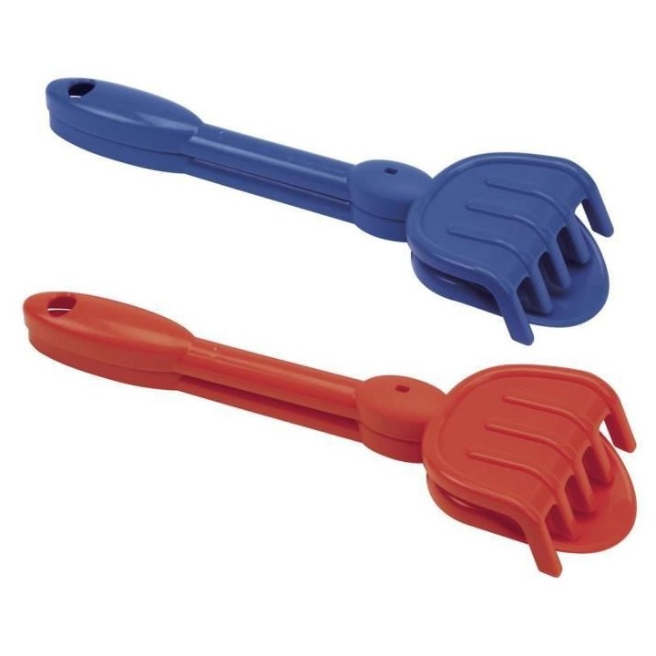 ECOIFFIER SUMMER Doublette Beach pelle et râteau de plage 30 cm Color