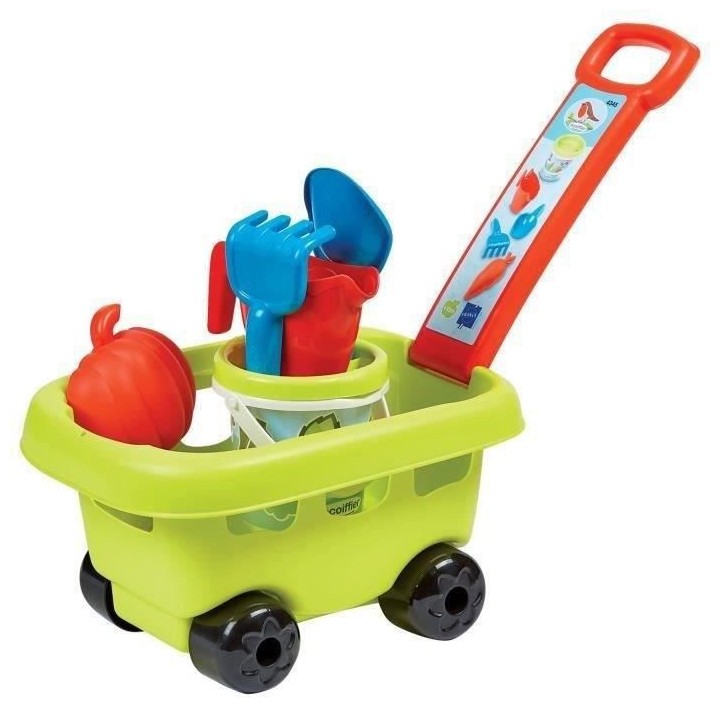 Ecoiffier Chariot jardin garni 40 cm 4345