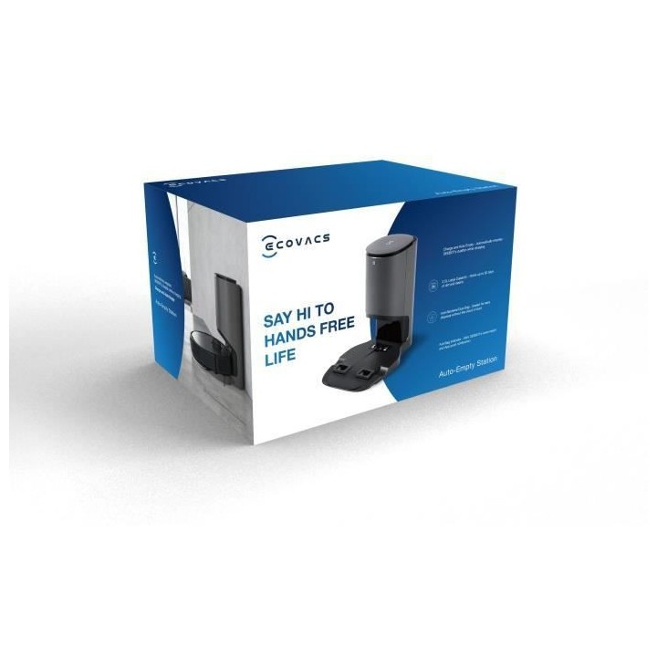 ECOVACS - Station d'auto-vidange pour Ecovacs Ozmo Séries T8 + 2 sacs