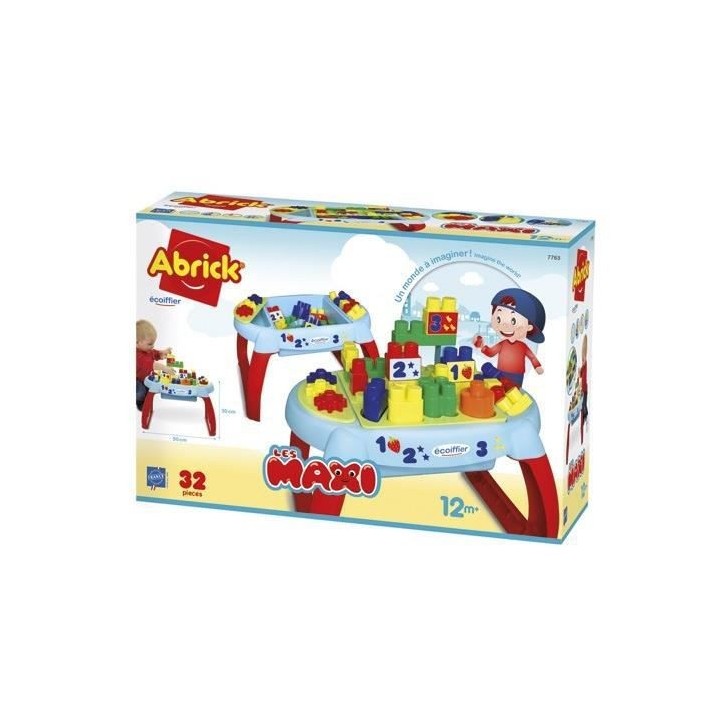 LES MAXI Table d'Eveil Construction Premier Âge