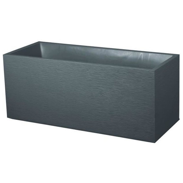 EDA Jardiniere Graphit - 99,5 x 39 x 43 cm - 97,6 L - Gris anthracite