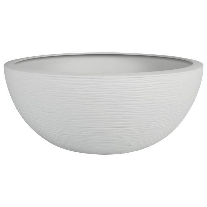 EDA PLASTIQUE - Pot vasque Graphit'Up Ø 40 - 14,9L - Blanc cérusé