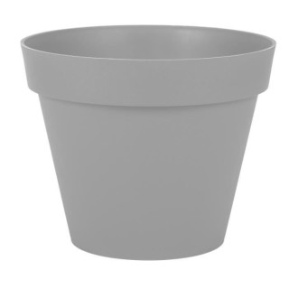 EDA Pot rond Toscane - 30 cm - 10 L - Gris béton