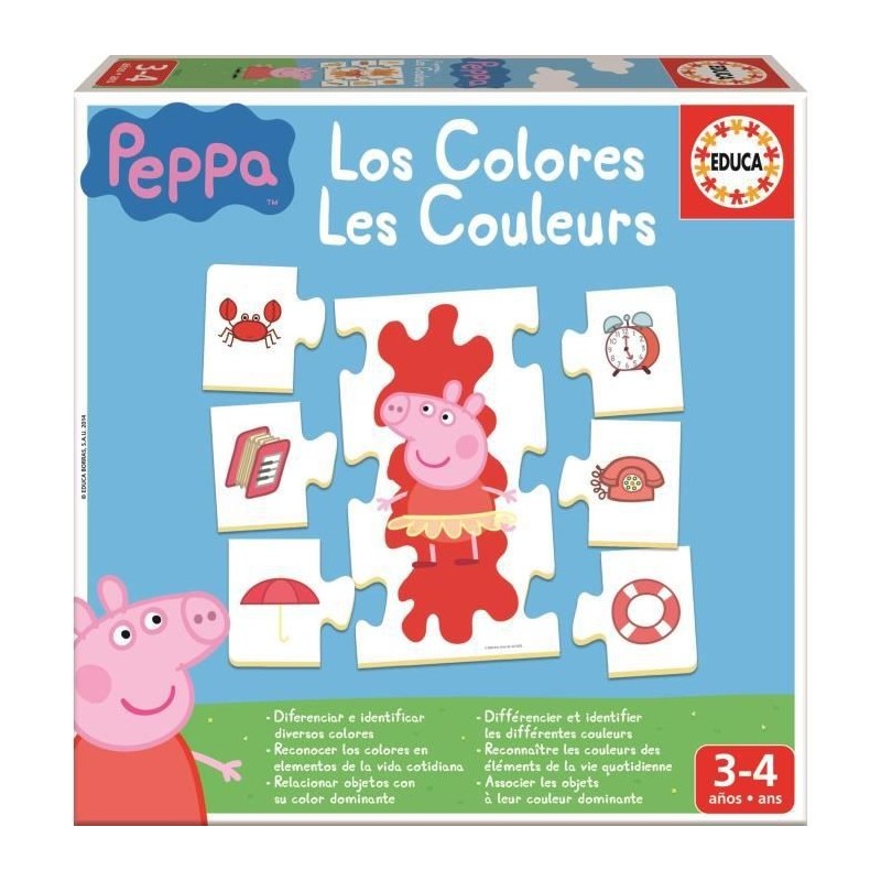 PEPPA PIG Les Couleurs