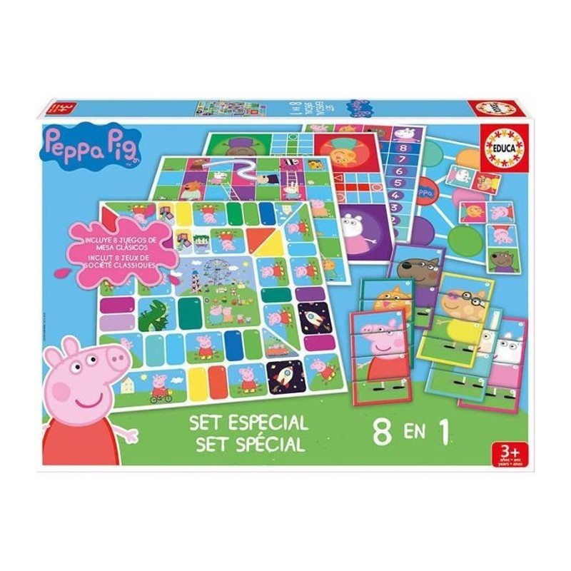 PEPPA PIG 8 jeux en 1