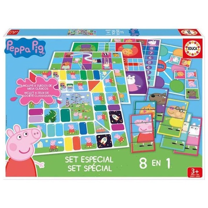 PEPPA PIG 8 jeux en 1